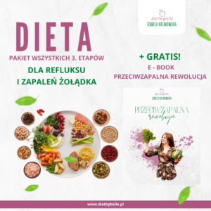 Dieta dla refluksu i zapaleń żołądka (pakiet)